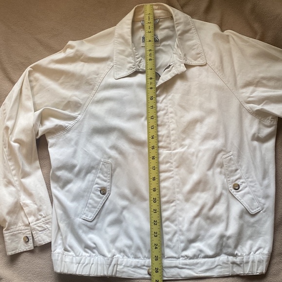 VINTAGE B•D Baggies White Jacket - Small - RETRO - Picture 10 of 10